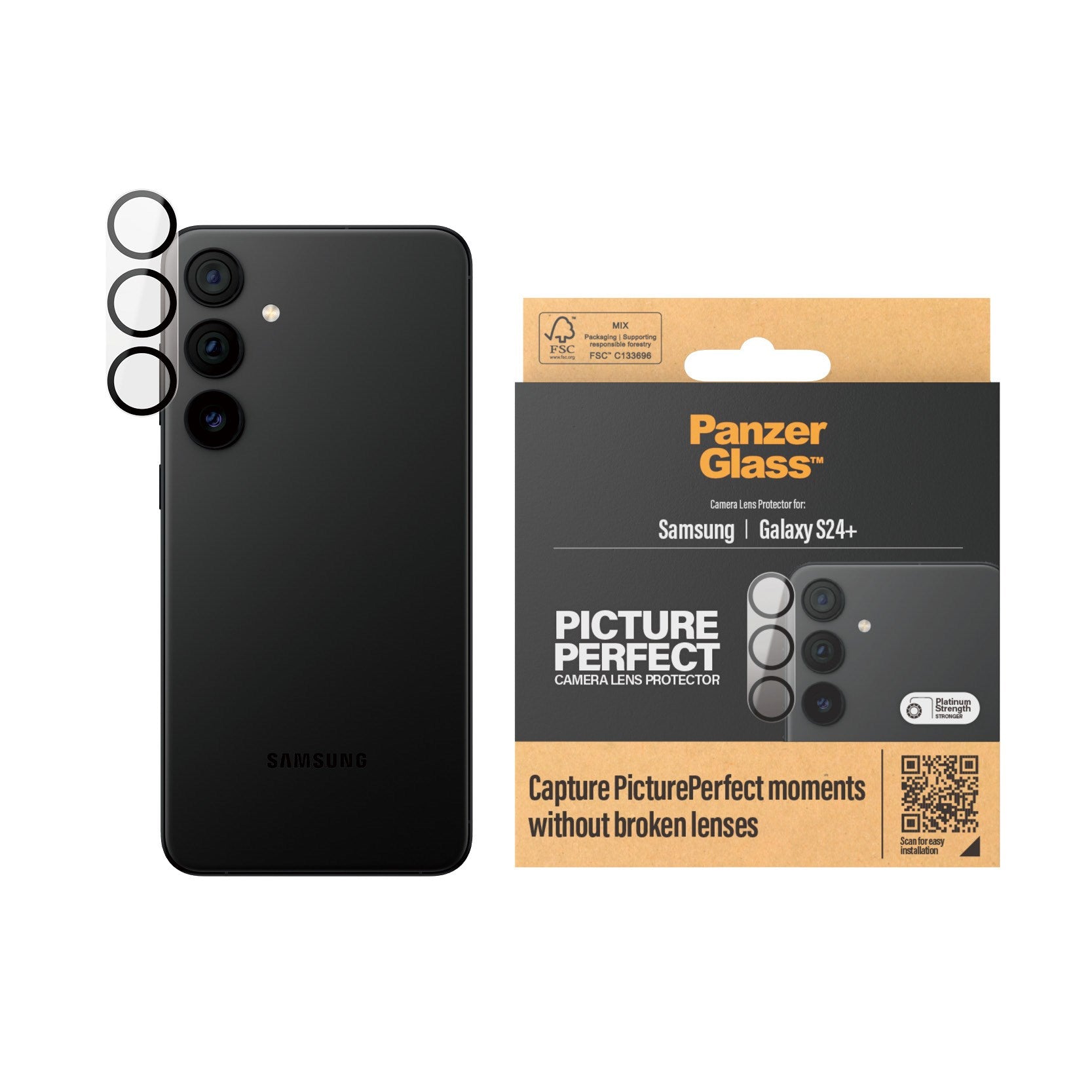 PanzerGlass® PicturePerfect Camera Lens Protector Samsung Galaxy S24+